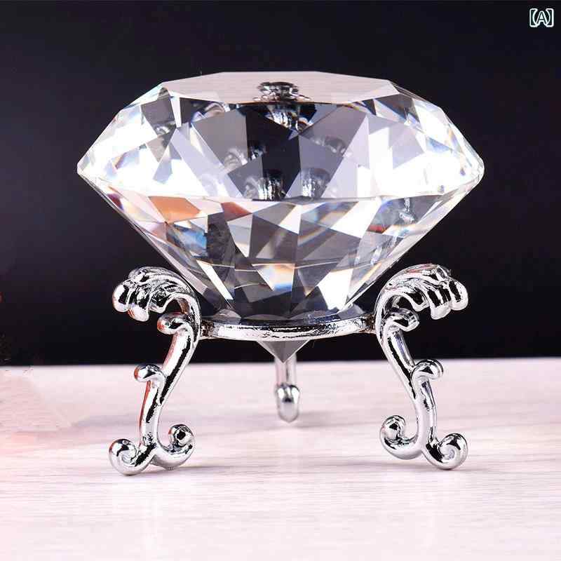 送料無料 おもちゃ ホビー 人工 クリス タル ガラス ダイヤモンド サンキャッチャー 撮影 小道具、 子供用 宝石 ギフト、 家庭用 デスク トップの小さな ...