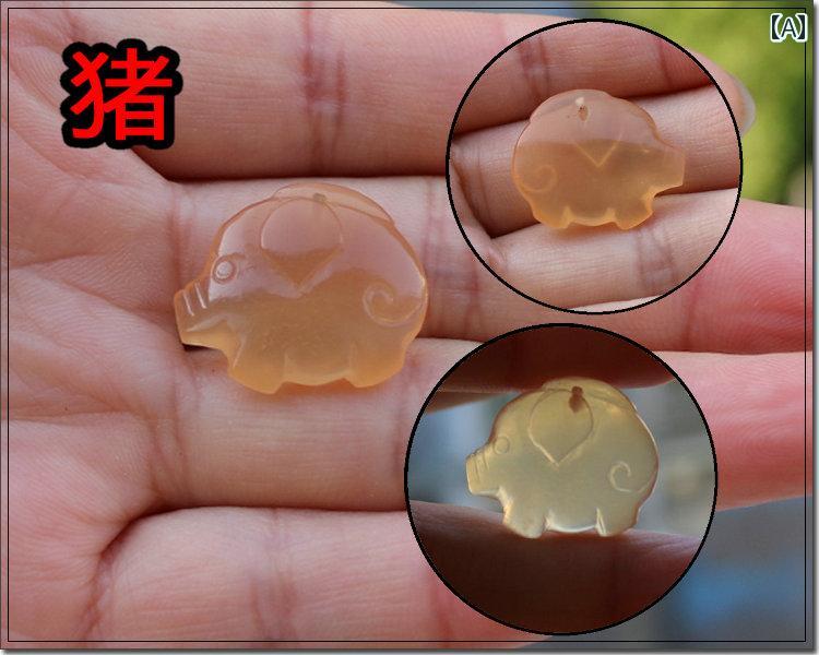 送料無料 おもちゃ ホビー オリジナル 手作り 黒 魚 石黒 喉 骨 ショック ボーン ペンダント 12 星座 赤ちゃん 子供 平和