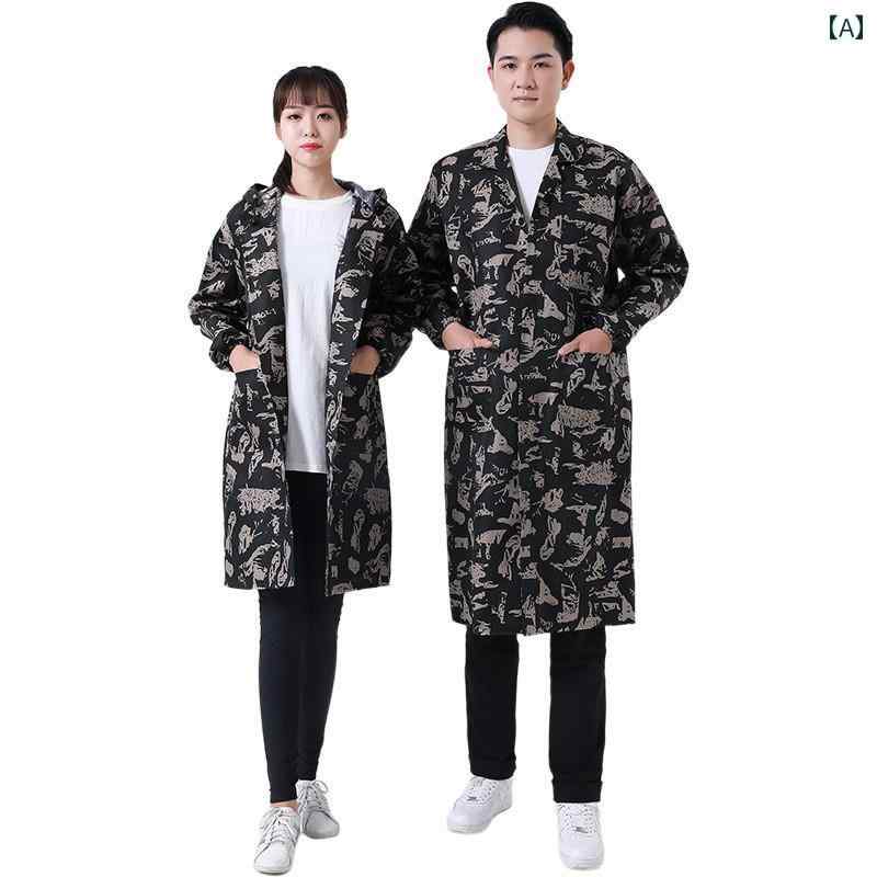 送料無料 作業着 セット 作業 服 メンズ コート 労働 保護 迷彩 春 夏 自動車 修理 汚れ 防止 ロング ブルー 長袖 耐 摩耗性 取り扱い