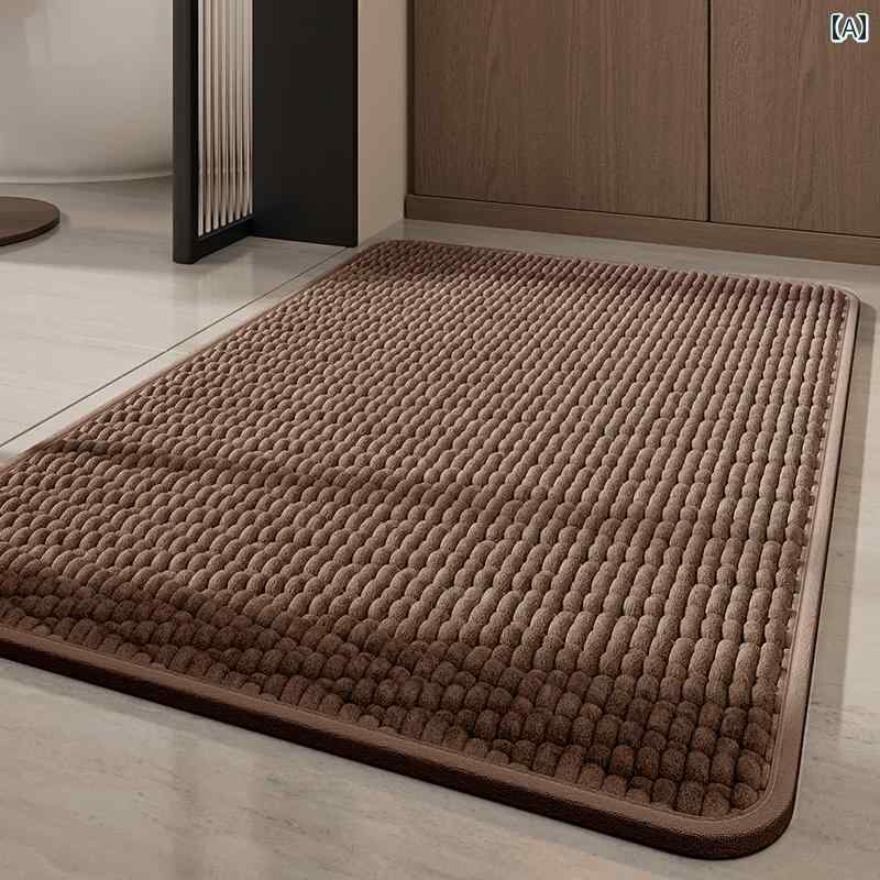 バスマット 浴室用 浴室 ドア 吸収 マット 速乾 特殊 滑り止め 家庭用 トイレ 厚手 高級 カー ペット