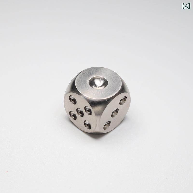 サイコロキューブ おもちゃ チタン 合金 TC 4 ソリッド ダイス 伝統的な な 推測 ゲーム クール 飲み物を 飲む EDC おもちゃ