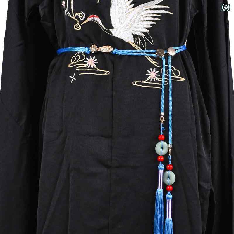 レディース　ベルト　チェーン 漢服 ベルト 宮殿 ベルトバックル ロープ レトロ メンズ レディースの ..