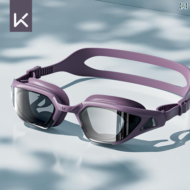 スイミング ゴーグル メンズ 水泳用 ゴーグル 高 解像度 防水 防 曇 近視用 キャップ セット メンズ レ..