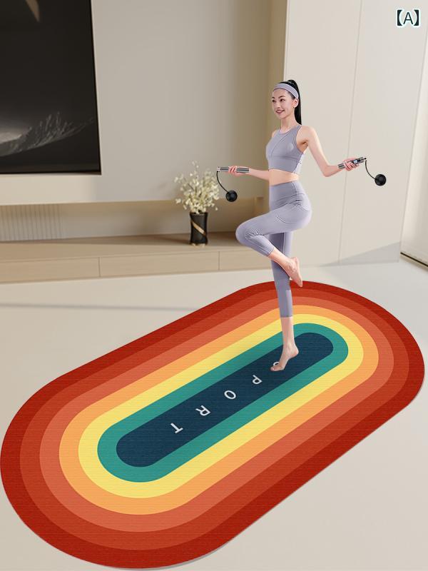 ヨガ マット フィットネス 縄跳び用 衝撃 吸収 マット ヨガ 防音 フィットネス 耐衝撃 静 音 厚手 室内..