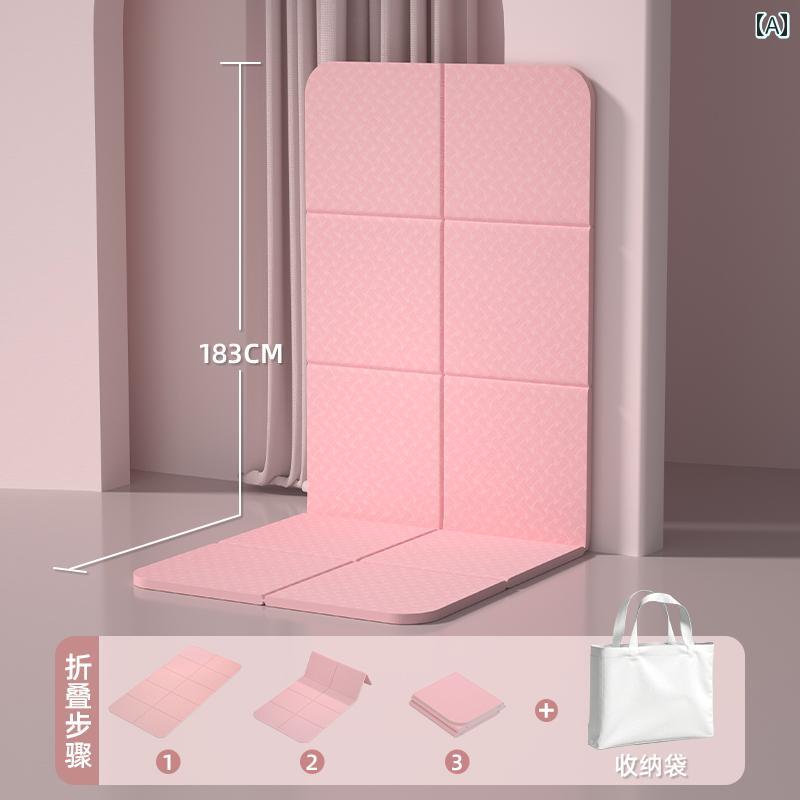 ヨガ マット フィットネス 折りたたみ ヨガ マット 家庭用 フロア フィットネス ポータブル アウトドア..