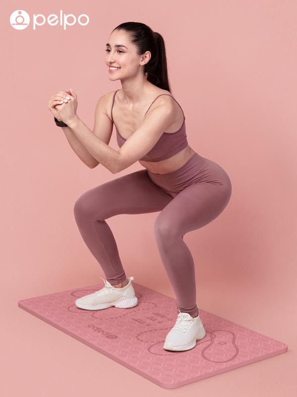 ヨガ マット フィットネス パイプ スクワット マット バランス フィットネス 補助用 厚手 ヨガ ひざま..