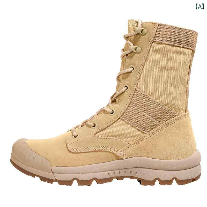 アウトドア シューズ 登山 ハイキング シューズ 男女兼用 春と 夏用 防水 滑り止め 通気性 軽量 耐摩耗 オフ ロード アウトドア クライミングシューズ デザート ブーツ