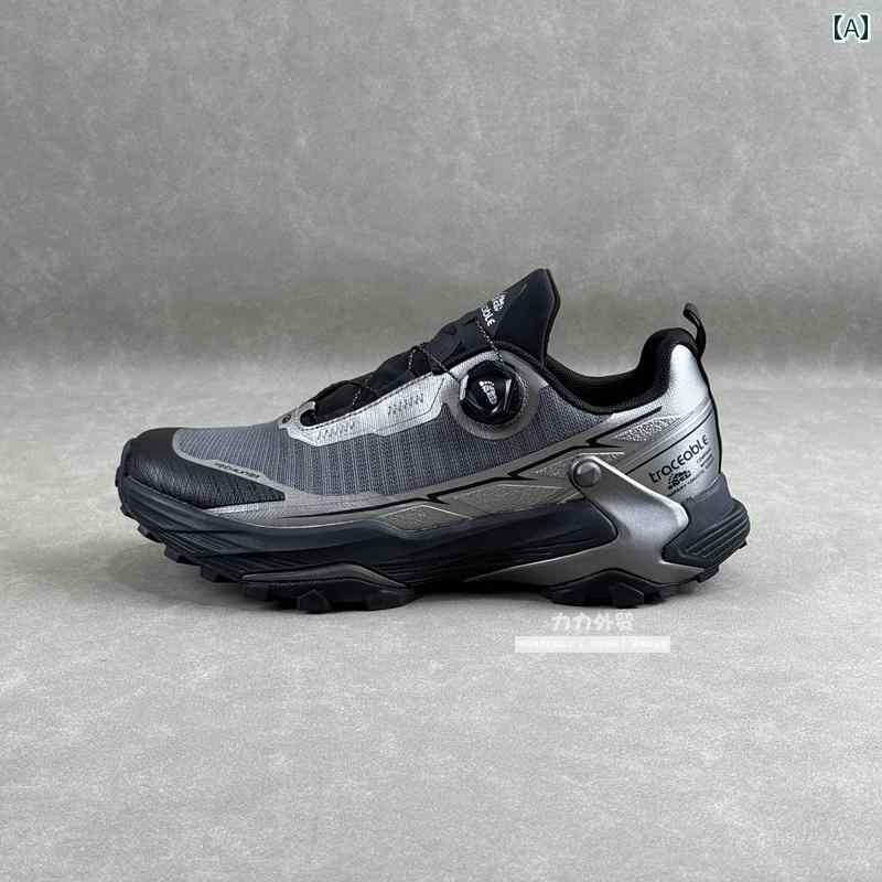 アウトドア シューズ 登山 商品 夏用 メッシュ 通気性 トレイルランニング シューズ ～ カナダ ボタン 軽量 滑り止め アウトドア ハイキング