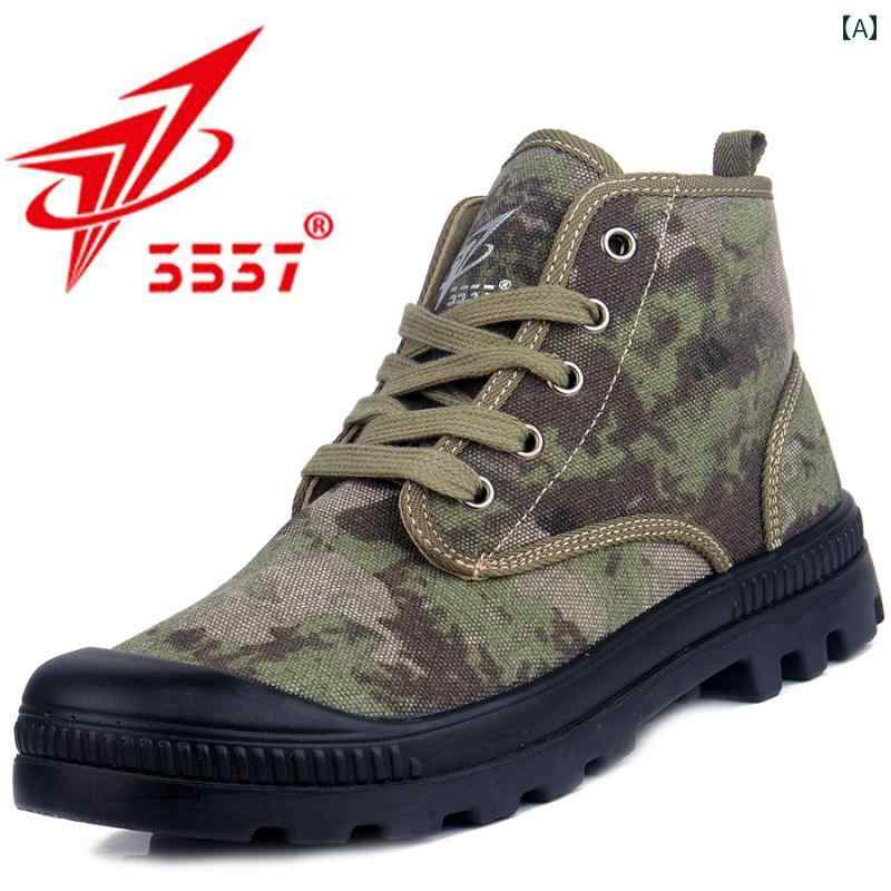 アウトドア シューズ 登山 ハイカット 迷彩 アウトドア カップル ブーツ 滑り止め 登山 軽量 カジュアル 通気性 ハイキング トレーニング シューズ