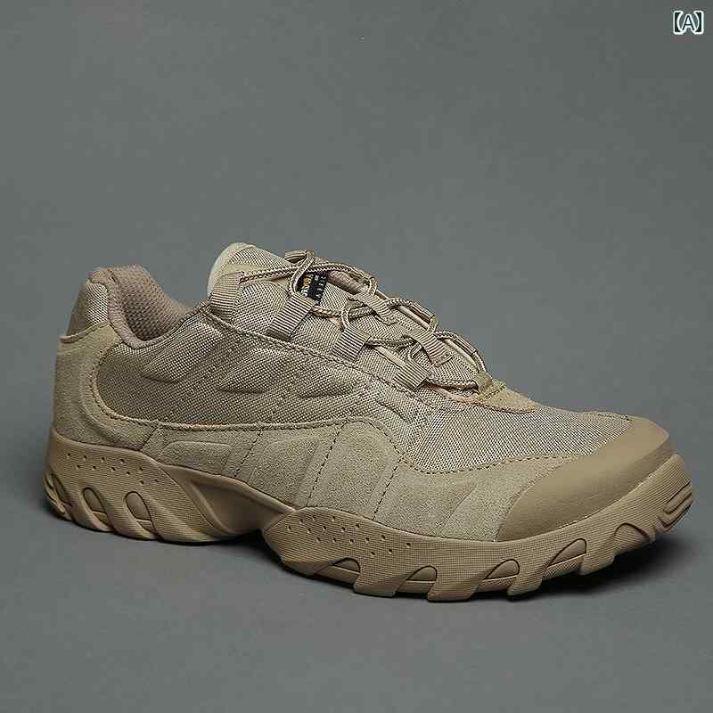 アウトドア シューズ 登山 Archon 秋冬 革 戦術的な 靴 メンズ スポーツ シューズ 戦闘 砂漠 防水 屋外 登山 トレーニング 軍事 ファン