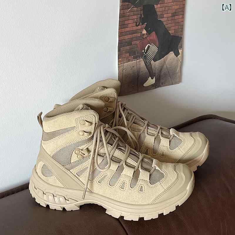 アウトドア シューズ 登山 Mr Shusi アウトドア 防水 滑り止め ハイカット ハイキング ブーツ メンズ 2025 春秋 耐摩耗 雪山 シューズ