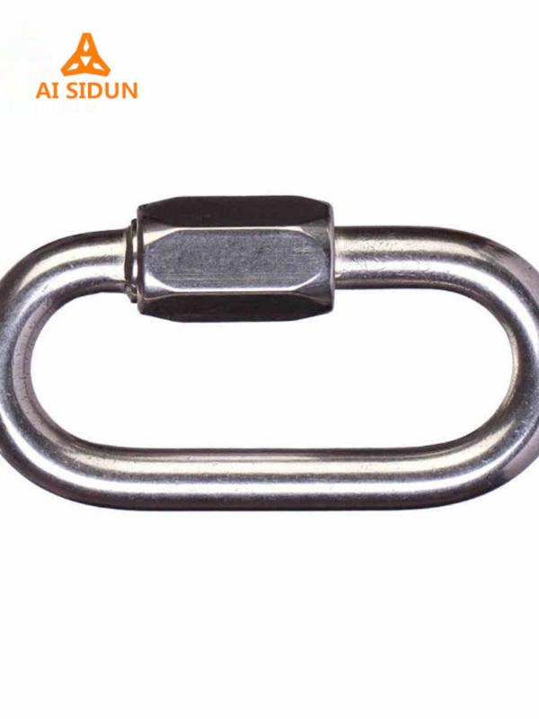 登山 グッズ 防具 AI SIDUN Ai Sidun ステンレス スチール メロン ロック 安全 バックル 登山用 接続 リング メイン