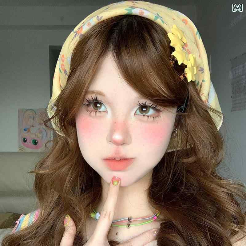 スカーフ カジュアル おしゃれ レディース フランス 風 花柄の 小さい 正方形 スカーフ 甘くて キュートな ドーパミン 三角 ヘッド バンド 海辺の 休日の 日焼け防止