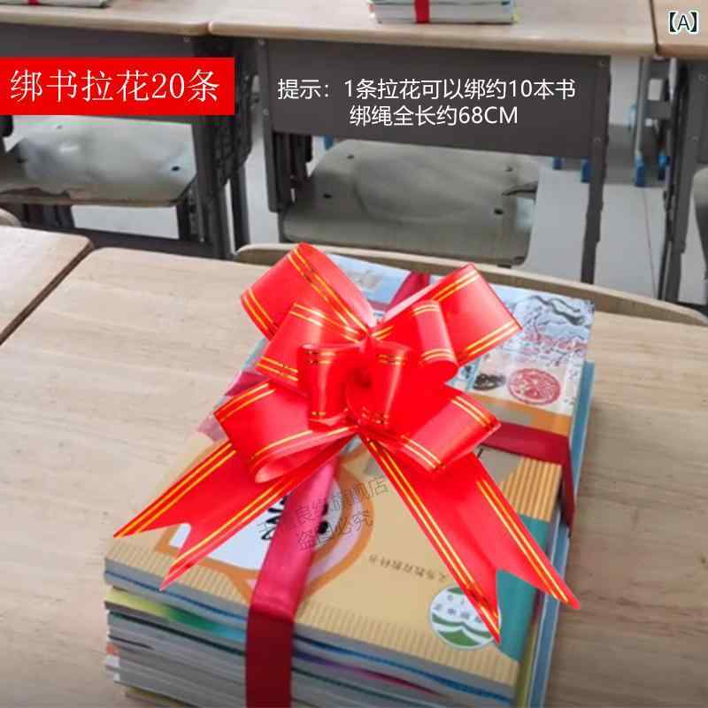 リボン ラッピング DIY 幼稚園と 小学校の 開校 式の 弓 大きい 花の リボン 教室の 机の レイアウト ..