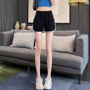 レディース ショート パンツ 冷感 ワイド レッグ パンツ ショート レディース 夏 薄手 ゆったり スリム ハイウエスト 大きいサイズ カジュアル ショッ...