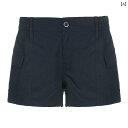 ショート ハーフ パンツ H Familyと アメリカ 衣類の シンプルの 伸縮性 ウエスト ポケット カーゴ ショーツ レディース スポーツと フィットネ...