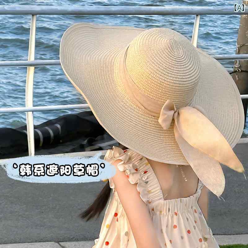 麦わら 帽子 かわいい 66の プリンセス キャビン 女の子 麦わら 帽子 夏 少女 つば 広 日焼け防止 ビー..