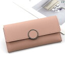 おしゃれ クラッチバッグ レディース レディース 財布 韓国 長財布 シンプル クラッチバッグ PU 三つ 折り バックル小銭入れ マルチ カードスロット カードホルダー