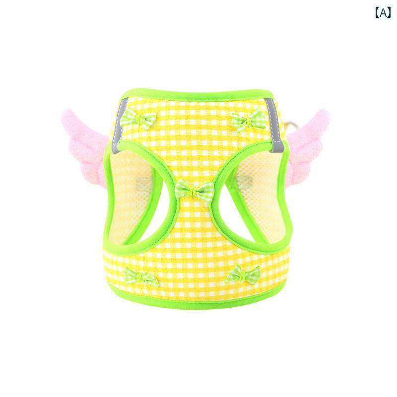 犬用 ハーネス グッズ 犬用 リーシュ エンジェル ペット ベスト スタイル ウォーキング 首 絞め 防止 ..