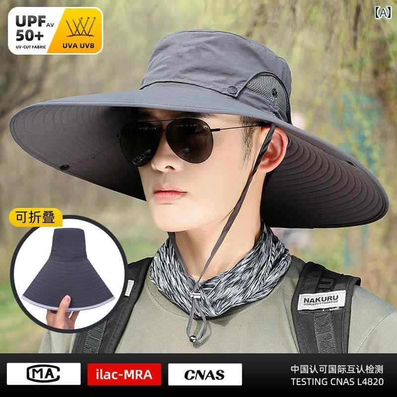 釣り ハット 帽子 Banana Under Youpinke 夏用 メンズ フィッシング ハット アウトドア サンハット UV カット フィッシャーマン つば 広 日焼け防止 帽子