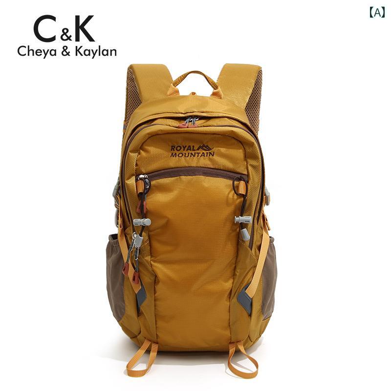 アウトドア バッグ 多機能 CHEYA &ampamp KAYLAN 軽量 アウトドア ハイキング バック パック 旅行用 防..