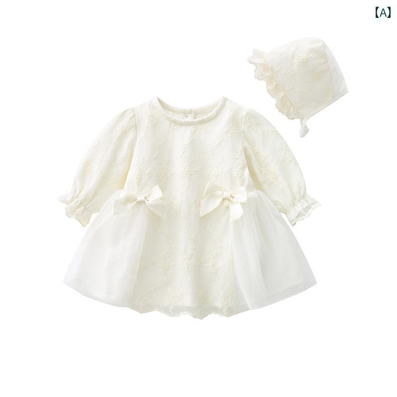 ベビー かわいい ドレス ベビー 服 秋服 女の子 ドレス おしゃれな お出かけ 1歳の 誕生日 赤ちゃんの ..