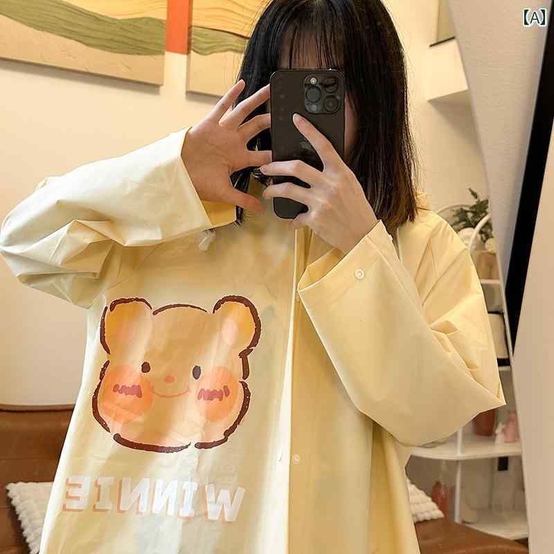 かっぱ レインコート バター ベア レインコート レディース ロング フルボディ 防水 新型 電動 バッテ..