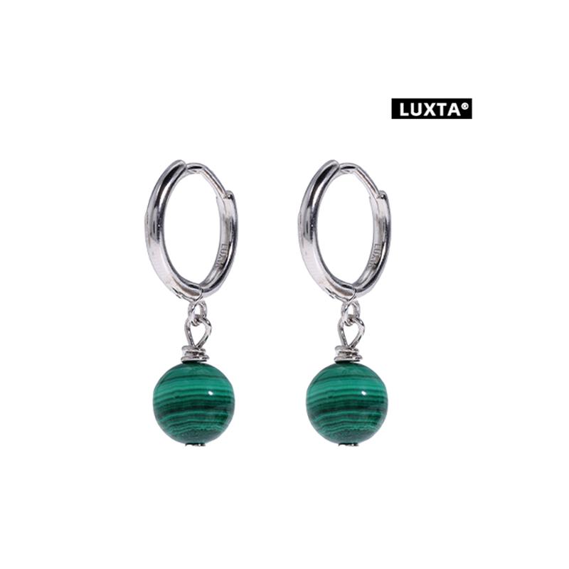 メンズ イヤリング 個性的 LUXTA マラカイト スター リング シルバーイヤリング ヒップ ホップ メンズ ハイエンド イヤリング 女性用