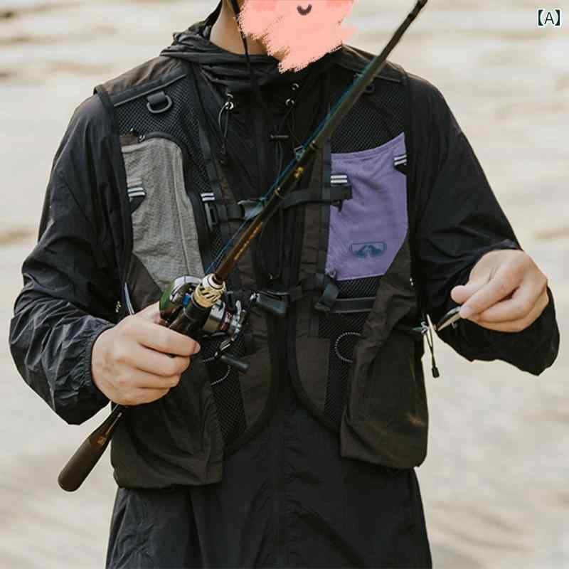 フィッシング ベスト 釣り アメリカ製の ポケット 付き アウトドア ベスト 作業着 タクティカル 機能性 ウエスト コート ジャケット 男女兼用 マウンテン ...