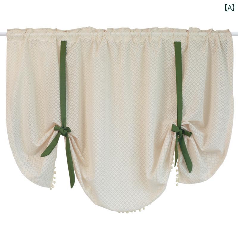 カーテン 爽やか インテリア Iris Township トラベル レースフラワー プルアップ カーテン レース ポー..