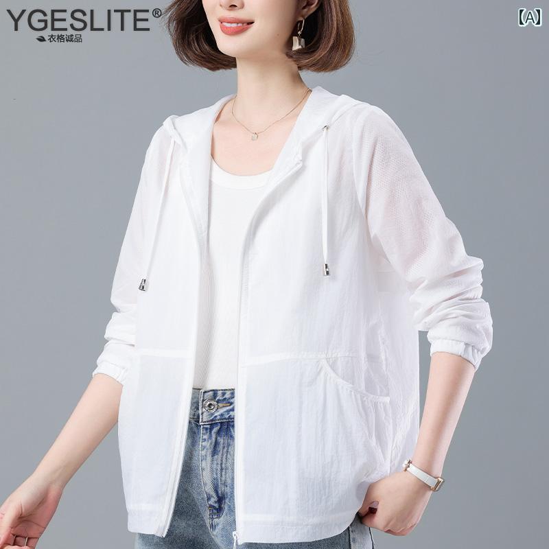 アウトドア 薄手 女性用 カジュアル マザー ライト 日焼け防止 服 レディース 2025 夏 大きいサイズ ゆったり ファッション アウトドア 通気性