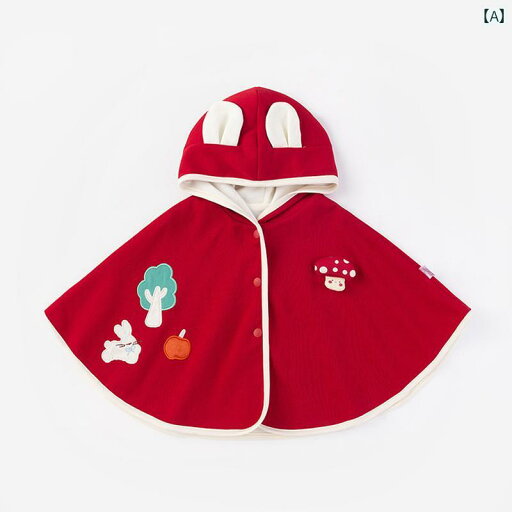 かわいいい ケープ ベビー服 ベビー ケープ マント 春秋 お出かけ 防風 暖かい 新生児 赤ちゃん 小さい ジャケット 赤 正月 03 かわいいい ケープ ベビー服 ベビー ケープ マント 春秋 お出かけ 防風 暖かい 新生児 赤ちゃん 小さい ジャケット 赤 正月 03