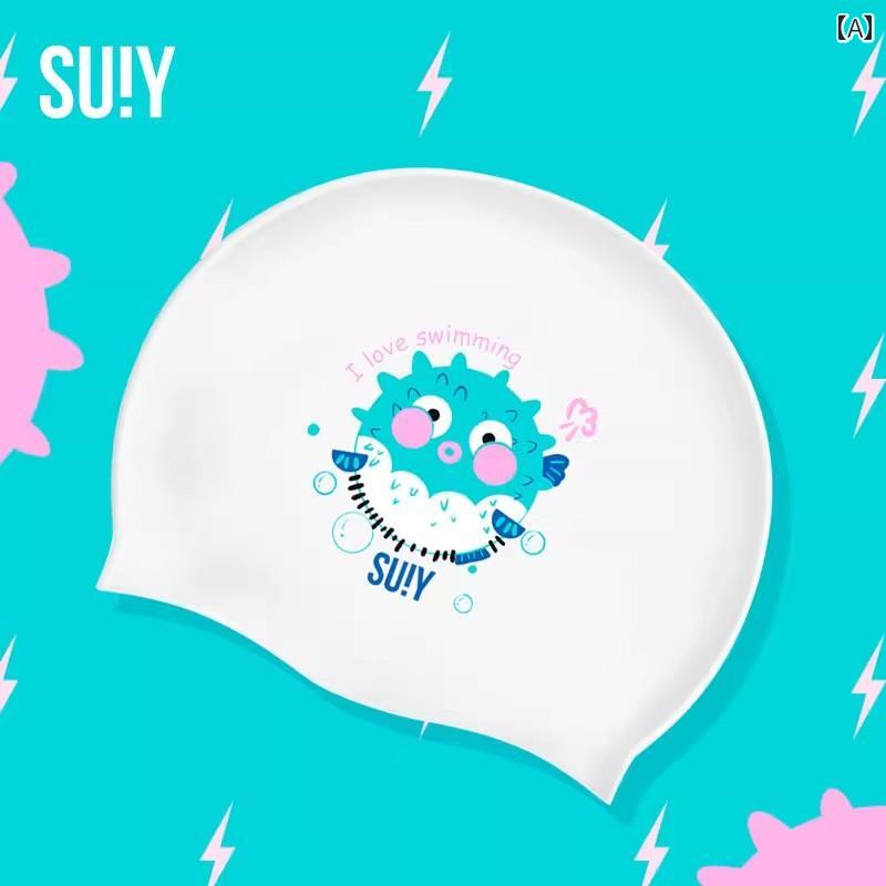 スイミング キャップ 帽子 SUIY スイミング キャップ シリコン 拡大 大人 女性 ロング ヘア 頭を 圧迫 しない 2025新 スタイル高 価値 防水 大きい 頭囲