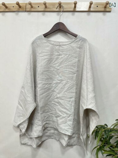 レディース シャツ トップス 高級 麻 品質 リネン ラウンドネック 長袖 シンプル 6126 バスト 146 長さ 6570 レディース シャツ トップス 高級 麻 品質 リネン ラウンドネック 長袖 シンプル 6126 バスト 146 長さ 6570