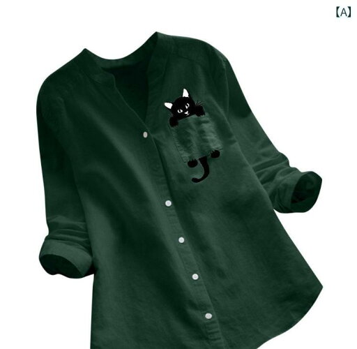 レディース Tシャツ ゆったり 初秋用の 老化 防止 プリントコットンと リネンの レディースシャツ ゆったり 大きいサイズな Vネック 無地 ラミー 長袖 トップス レディース Tシャツ ゆったり 初秋用の 老化 防止 プリントコットンと リネンの レディースシャツ ゆったり 大きいサイズな Vネック 無地 ラミー 長袖 トップス