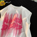 ノースリーブ Tシャツ ランニング スポーツ ベスト メンズ サマー Tシャツ ノースリーブ ウエスト コート 2025新 スタイル ヘビーウェイト アウターウ...