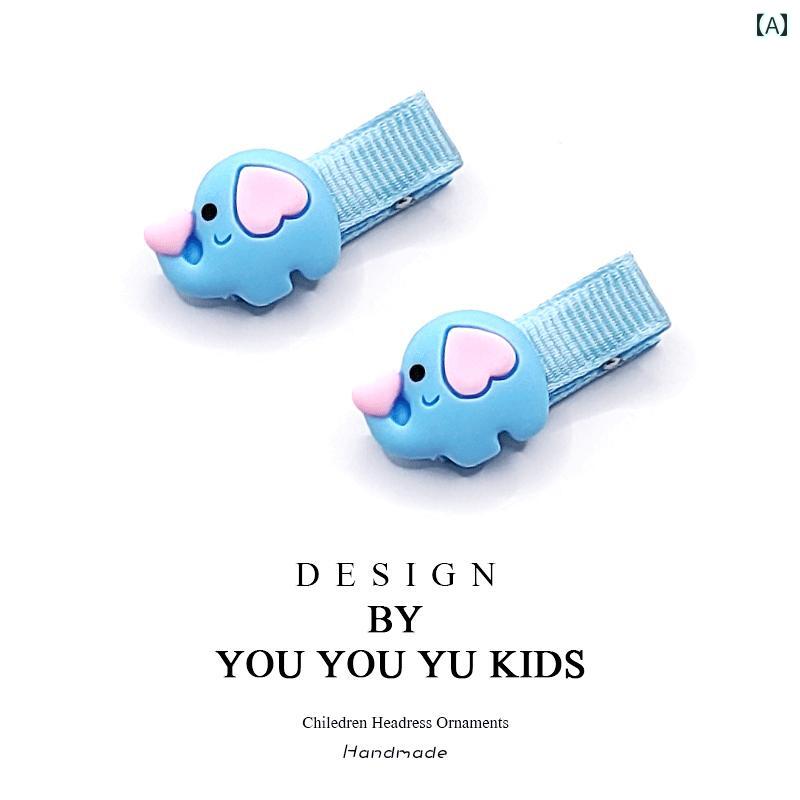 子供用 リボン ヘア アクセサリー ベビー ヘア クリップ キュートで 愛らしい 前髪 ロープ 子供用 ヘッ..