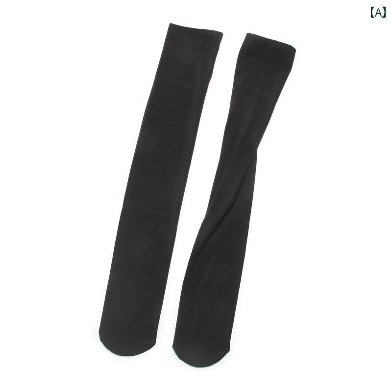 2 着の永春120デニールの長靴下。春秋に合う肌色の膝上靴下。ベルベット素材の高靴下。女性用絹靴下。