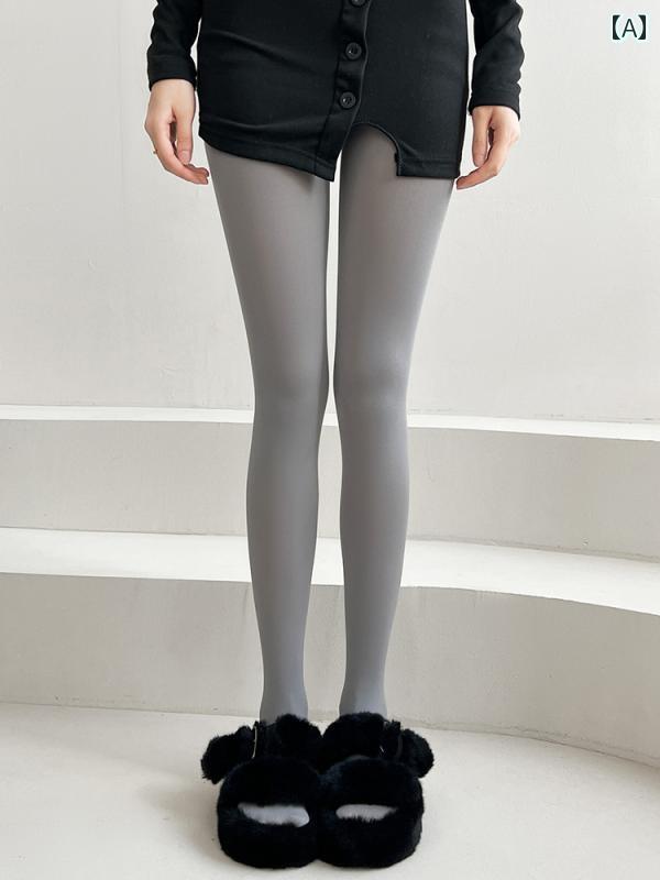 薄手の灰色ストッキングは、80デニールの天鹅绒素材で、マットな仕上げがロリータ風の春秋モデル。脚をすらりと見せてくれる防勾丝設計で、微透け感もあり、連続性のあるストッキングです。