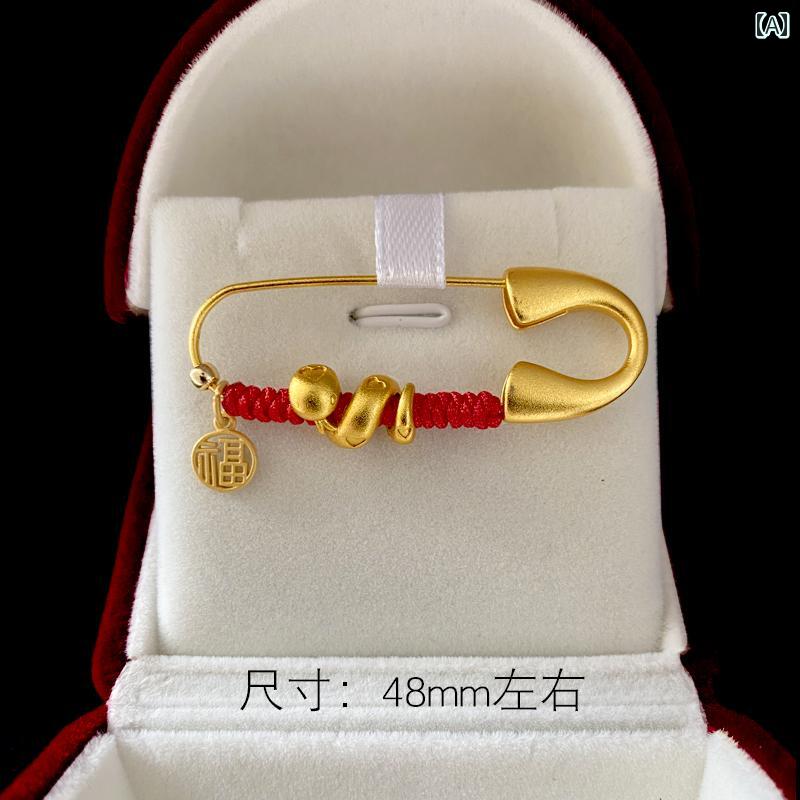 ブローチ コサージュ パーティー サンド ゴールドの かわいい カール した ヘビの ブローチ ハイエンドの 精巧 ファッション コート コサージュ 赤い アク...