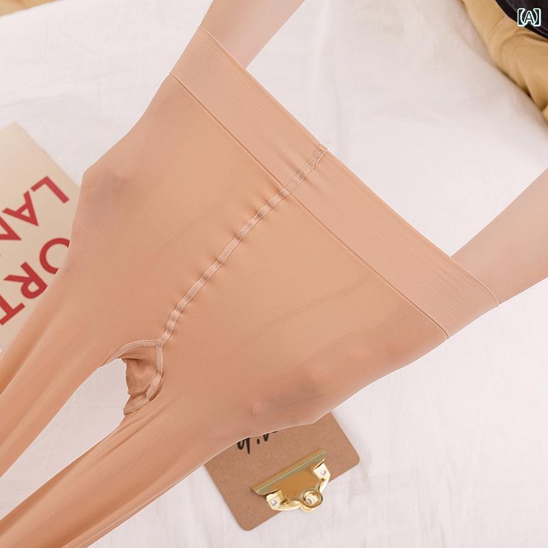 梦韵6822は、中厚手の50デニールのサテン素材で作られた高密度のベルベットストッキングで、股付きで春秋に最適な下着です。