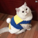 ペット 服 犬服 猫用の袖なしの冬用の暖かい服。ペット犬や猫のためのブルーの背中ベスト。布猫人形や美しい短毛種のためのかわいいコットンジャケット。