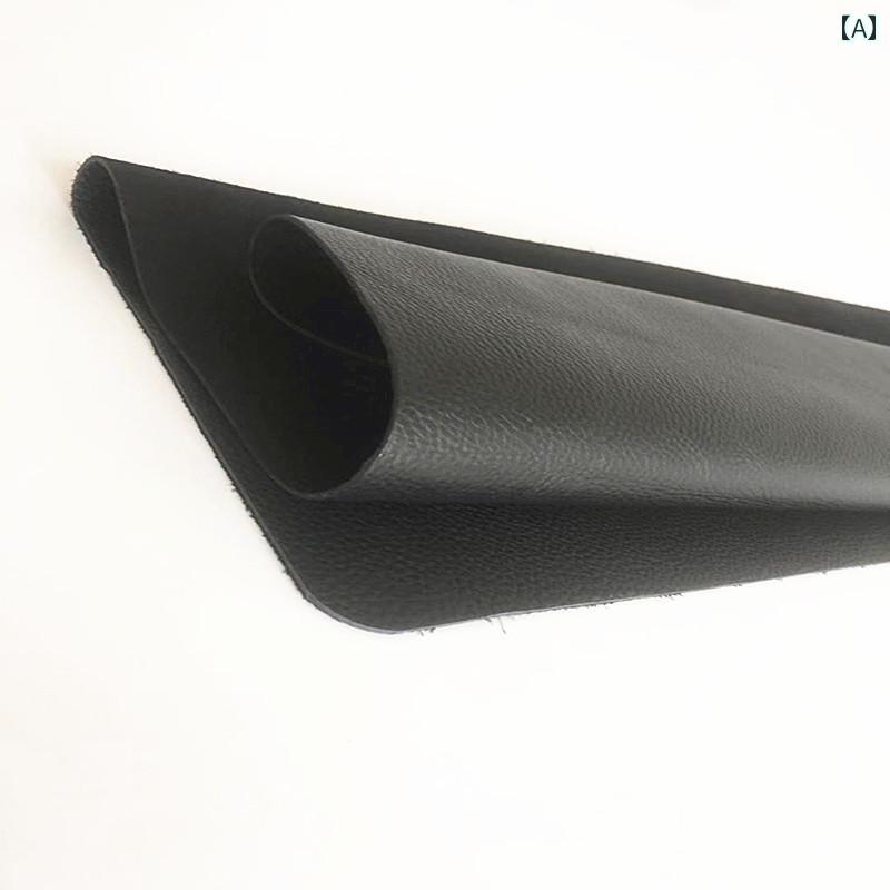 布 生地 シワになりにくい 黒の上質な牛革素材、本革素材、リザード柄皮革のソファ、椅子、ベッド用のヘッドクッション、すべての牛革素材