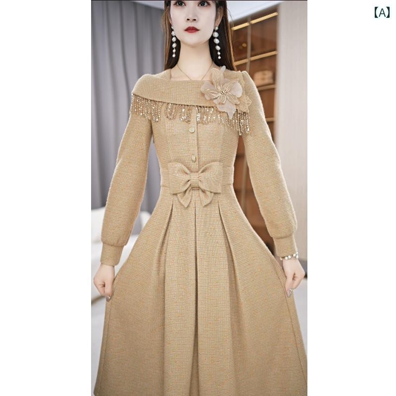 2025年の莉丝雅は、超ホットな連衣裙で女性らしいスケール感を漂わせ、早春の新作ラグジュアリーなエレガントワンピースを披露します。