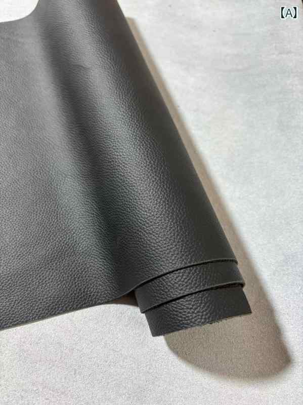 布 生地 シワになりにくい 本革革製品の上質な牛革を使用し、手作りのDIY用の黒と茶色の皮革。ソファや..