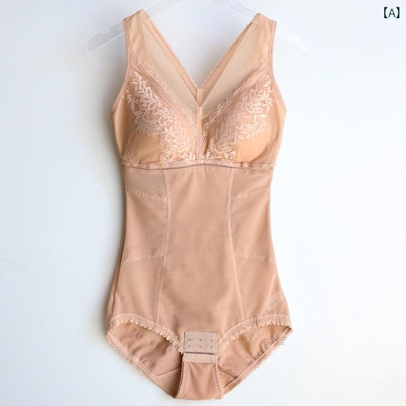 女性用 ボディ シェイピング 強力な 圧力 ボディ シェイピング 衣類 胸 パッド ブラなし お腹を 引き締..