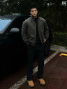 ジャケット パーカー メンズ シンプル 男性用 ショート アメリカン スリープ ルーフ コーチ コットンジャケット 冬 アウトドア タフ ウェア クリーン フィット スタンドカラー フライト ジャケット