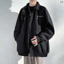 ジャケット パーカー メンズ シンプル 春秋 メンズジャケット アメリカン カジュアル コート ゆったり 韓国 トップス