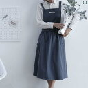 調理用 エプロン 料理 北欧 プリーツ エプロン 成熟 した 文学 スタイル コットン キッチン ファッション 女性 カフェ アーティストは 和風を 使用