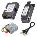 150W 高性能 GigE PoE インジェクター キット、パワー オーバー イーサネット インジェクター ネットワーク ケーブル(2)